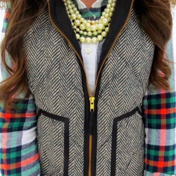 J crew herringbone vest - Picture 4 of 4